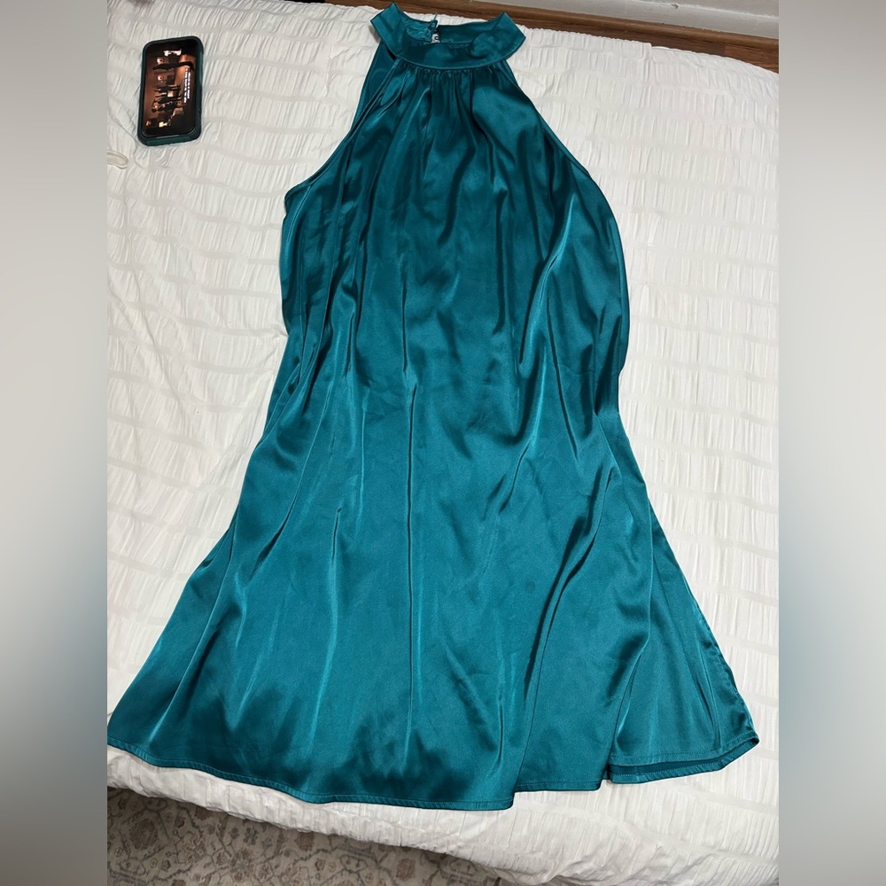 aquamarines flowy dress
